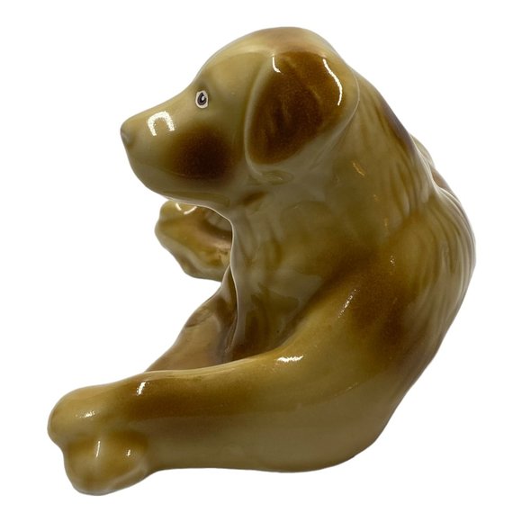 Vintage Porcelain Golden Retriever Dog Figurine Circa 1960s - Picture 2 of 5